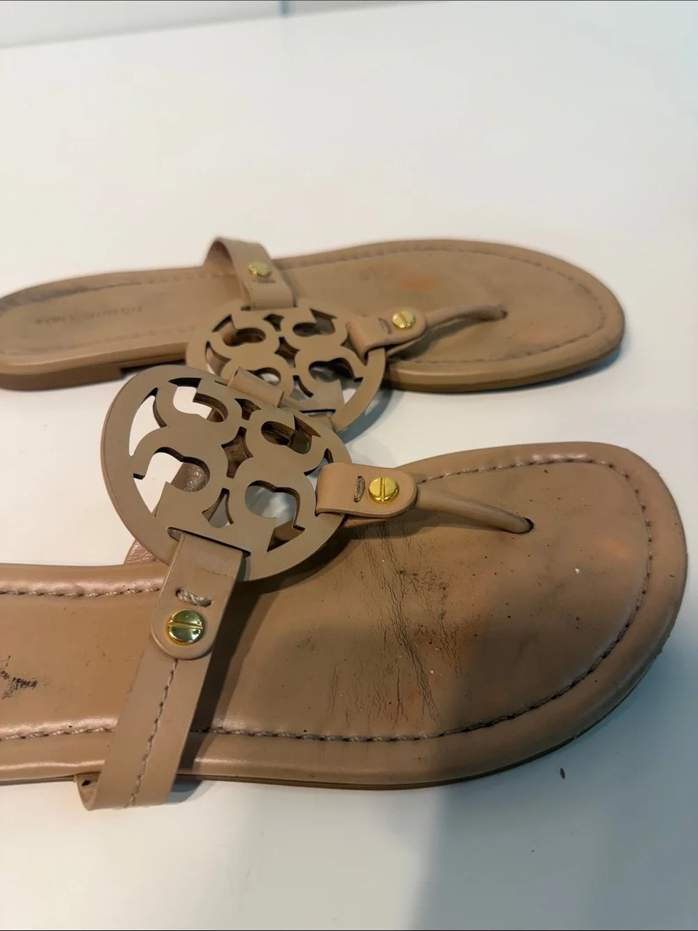 Used Tory Burch sandals / flipflops women’s size 7